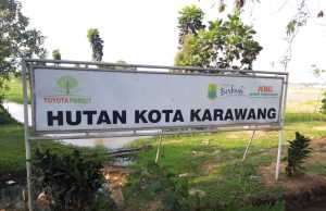 Hutan Kota Karawang yang Diresmikan Bupati Cellica Kini Terbengkalai