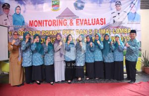 Program Pokok PKK dan Lomba di Mekarsari Mendapat Monev dari Provinsi