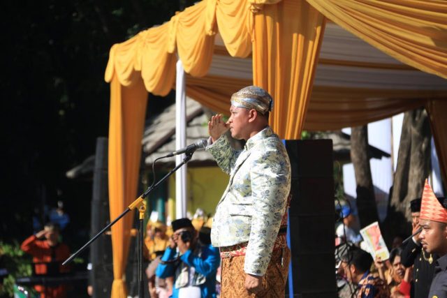 Wakil Wali Kota Bekasi Menjadi Pembina Upacara Peringatan Hut Kota Bekasi ke -23