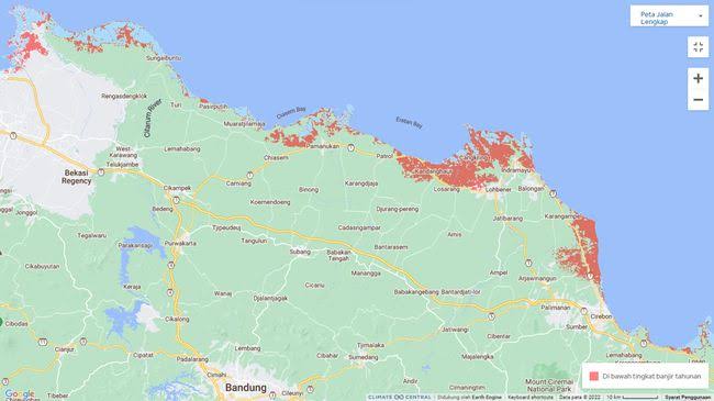 Pesisir pantura tenggelam