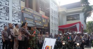 TNI polri di karawang kawal pemilu