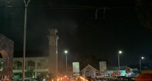Pawai obor ramadhan di karawang