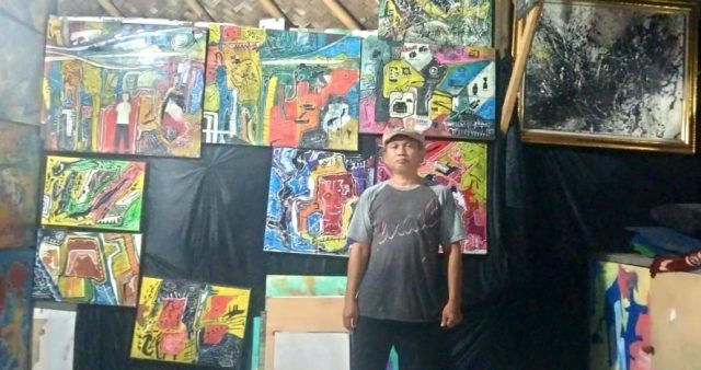 Pelukis Haris Bounandar