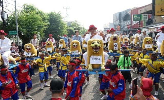 Pawai alegoris subang