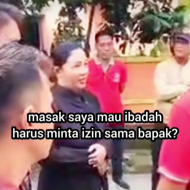 Viral bubarkan umat kristiani di bekasi