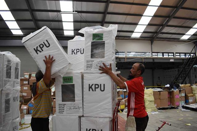 Gudang logistik pemilu 2024
