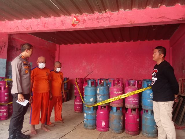 Pengoplos gas bersubsidi di karawang