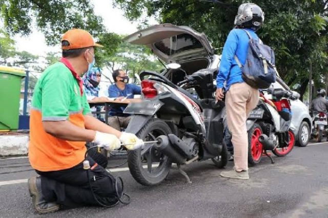 Uji emisi gratis kota bekasi