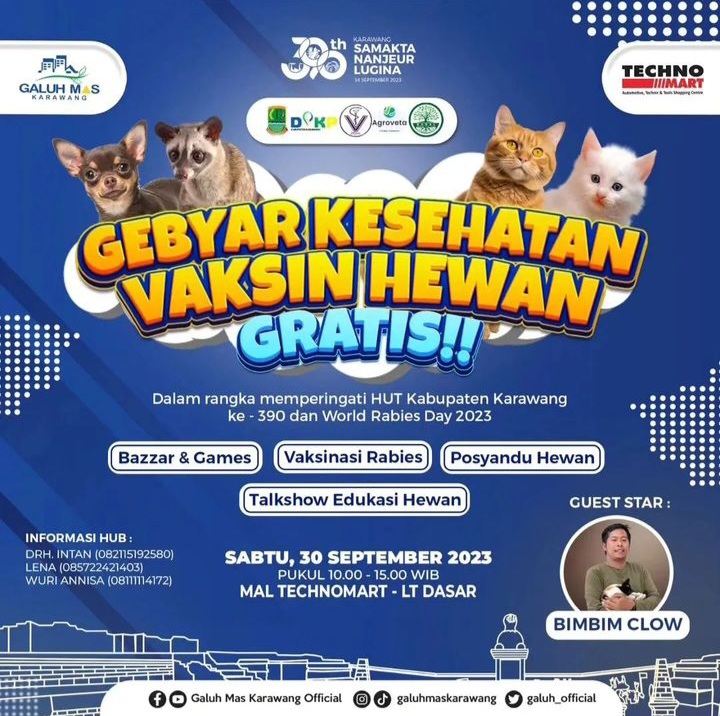 Vaksinasi hewan di karawang