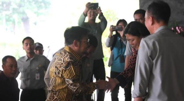 Mentan SYL menghadap jokowi