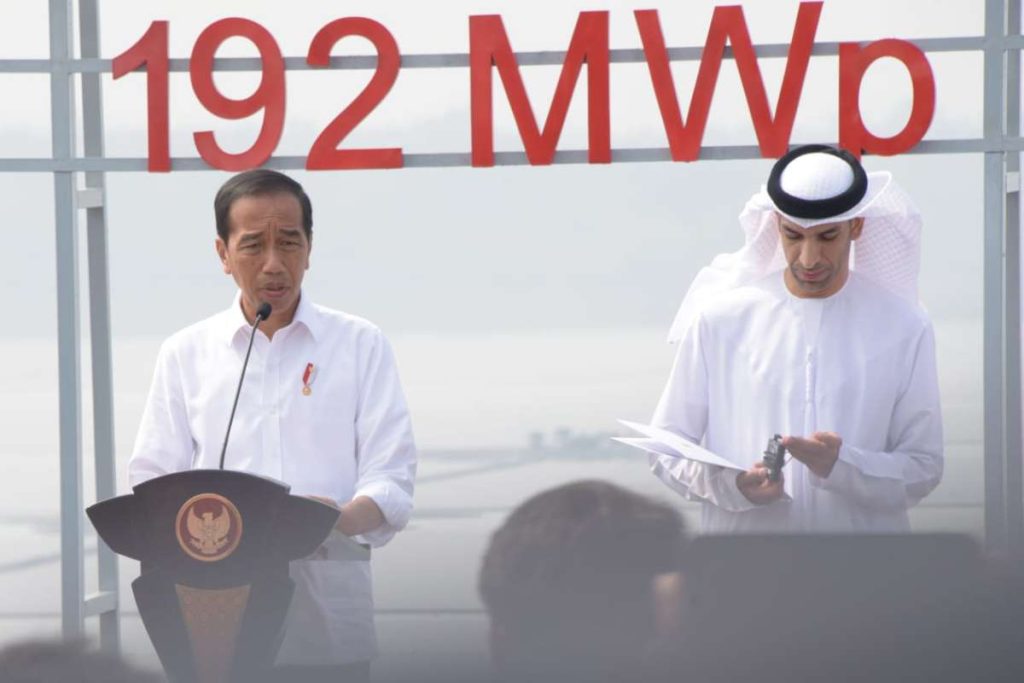 Jokowi resmikan plts purwakarta