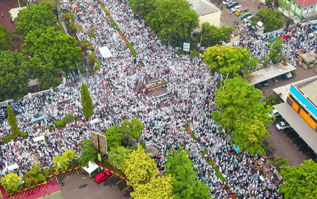 Donasi Aksi bela palestina warga karawang