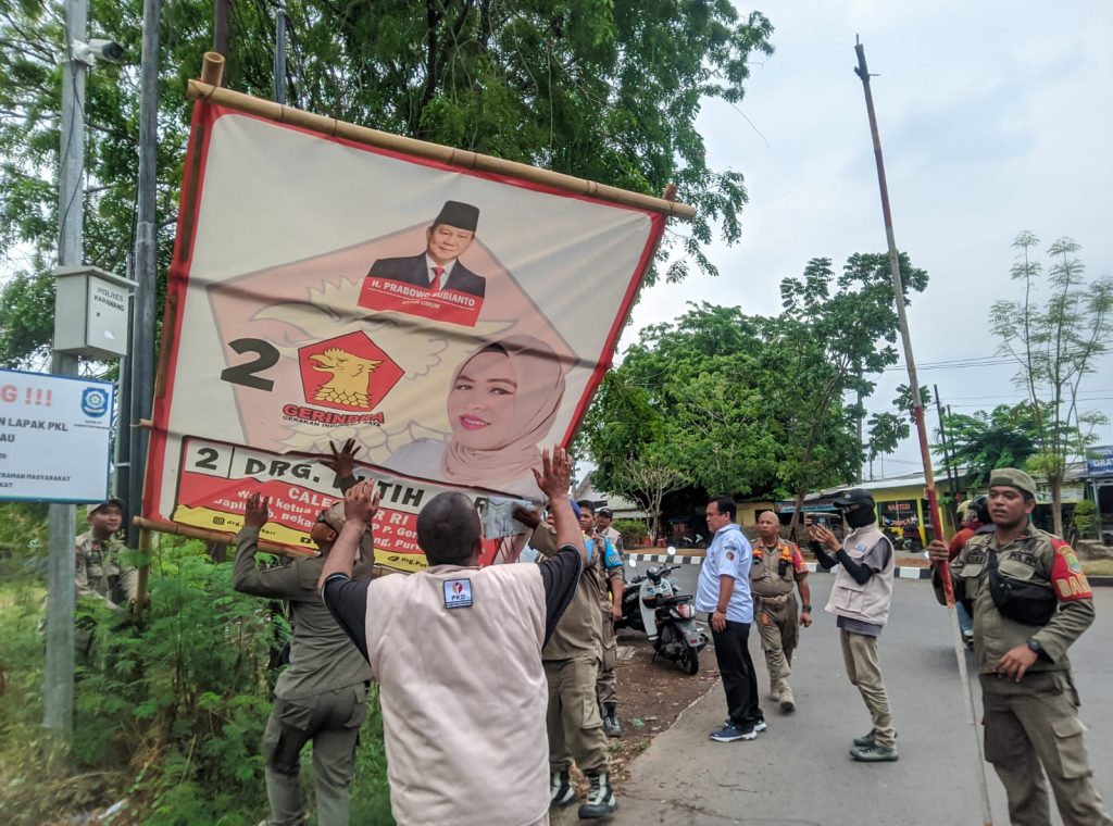 Apk karawang ditertibkan saat masa tenang