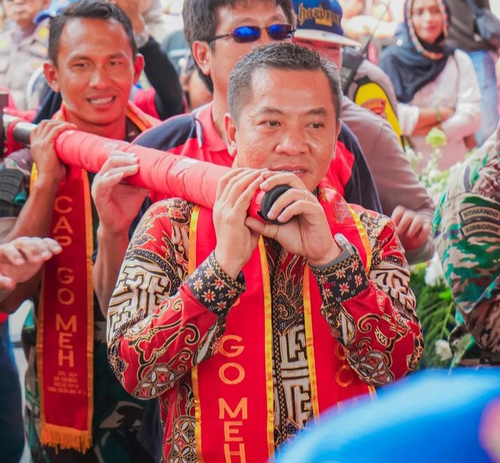 Perayaan cap go meh di karawang