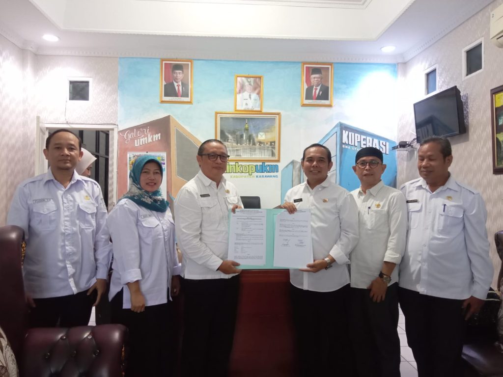 Sertijab kepala dinkop karawang