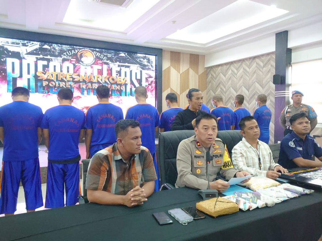Bandar narkoba di polres karawang