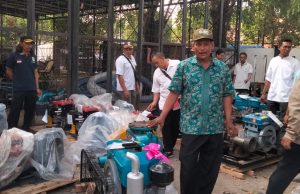 Bantuan pompa air karawang