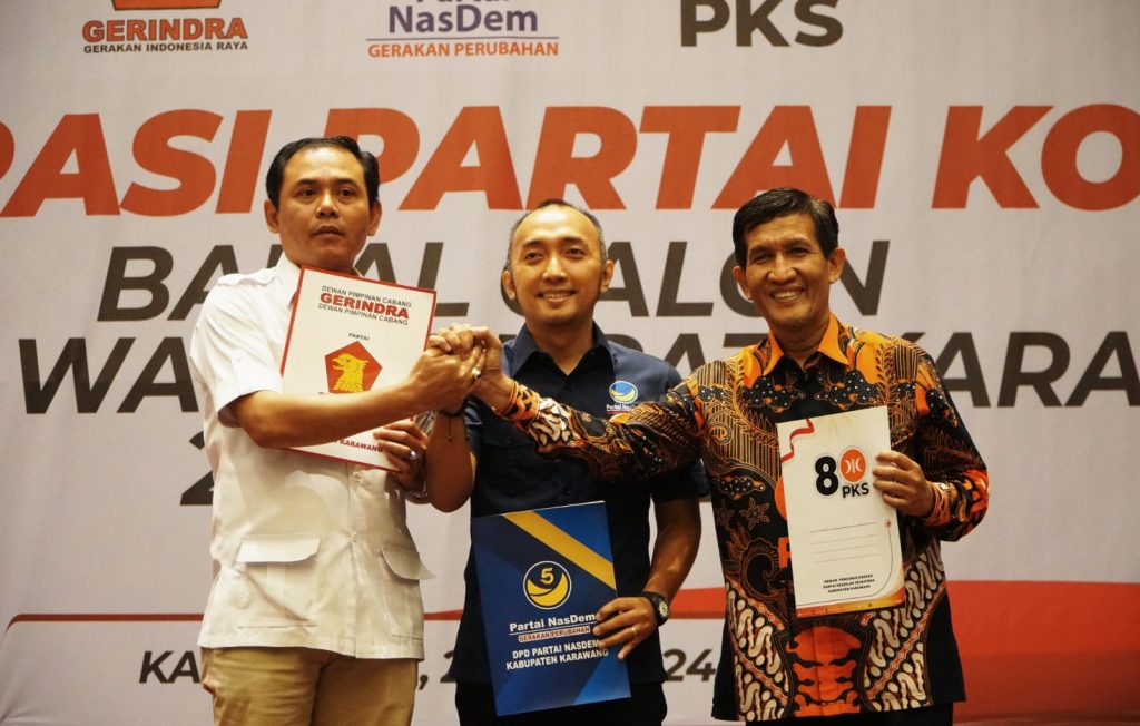 Nasdem gerindra pks usung petahana Aep Syaepuloh karawang