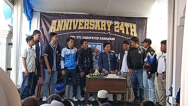Xtc karawang rayakan anniversary