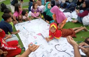 Tiga komunitas karawang berkolaborasi