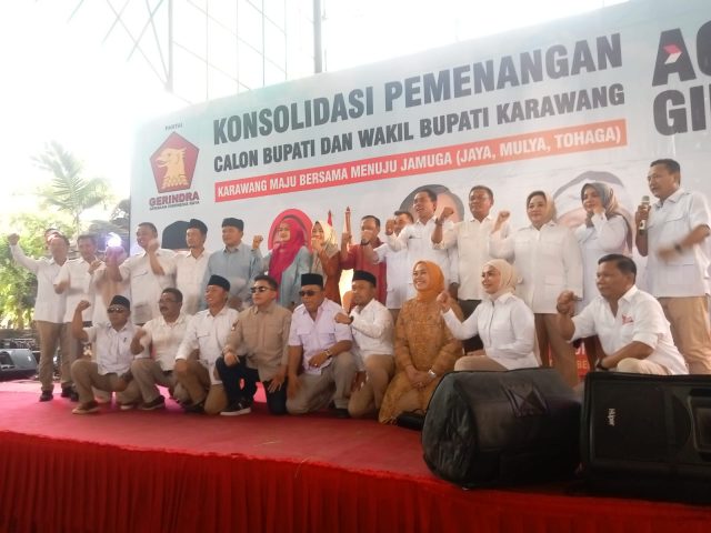 Konsolidasi gerindra di pilkada karawang