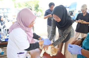 Pemkab karawang Vaksinasi gratis hewan