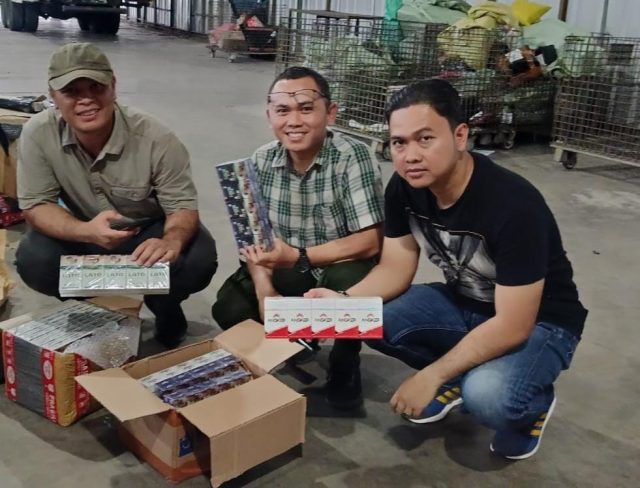 Batang rokok ilegal di karawang disita