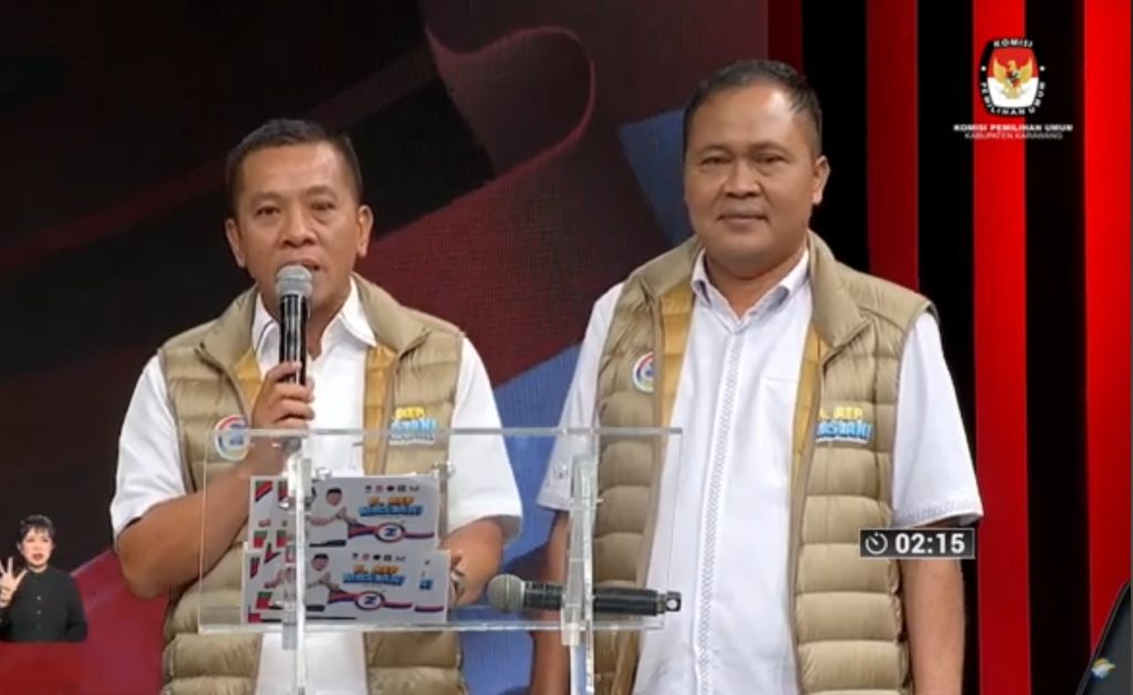 Pernyataan pamungkas aep di debat karawang