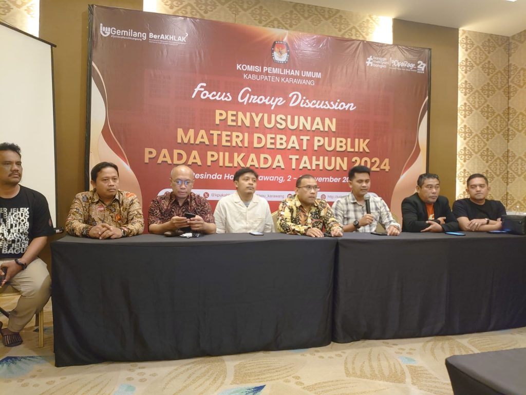 Tema debat pilkada karawang 2024
