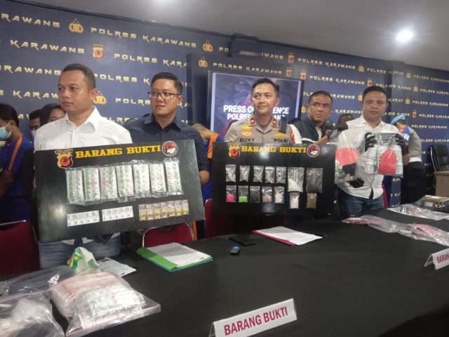 Kasus narkotika polres karawang
