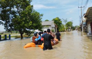 Banjir karawang meningkat