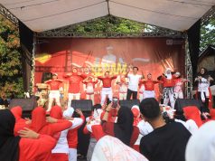 Senam Bersama bupati Purwakarta