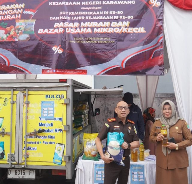 Pasar murah kejaksaan karawang