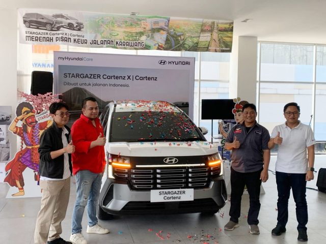 Hyundai stargazer cartenz diluncurkan di karawang