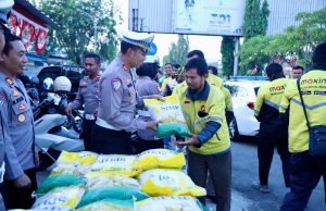Voucher beras polres karawang