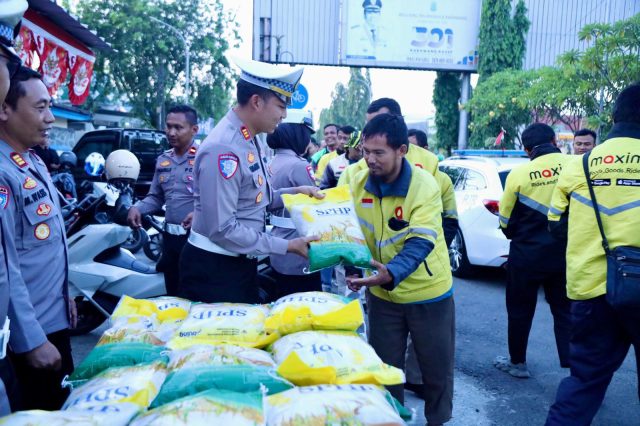 Voucher beras polres karawang