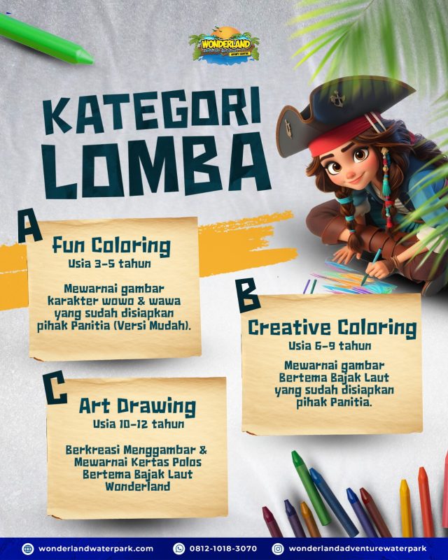 Lomba mewarnai wonderland karawang