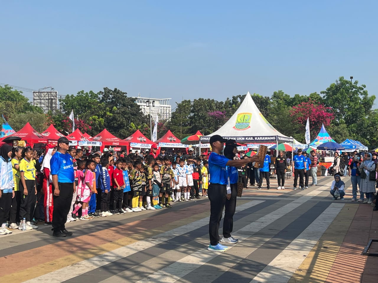 Pekan olahraga bupati cup di karawang