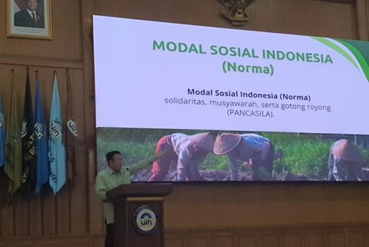 Modal sosial guru besar uin