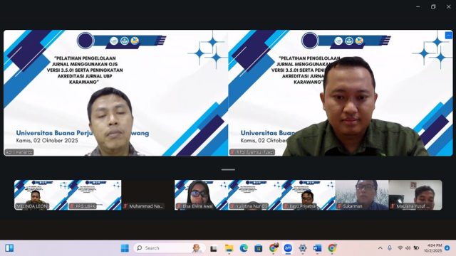 Pelatihan ojs ubp karawang