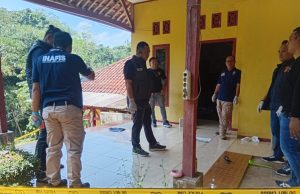 Polisi olah tkp wanita di sungai citarum