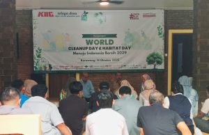 Peringati Hari Kebersihan dan Habitat Dunia, Telaga Desa KIIC Ajak Industri Jaga Lingkungan Telaga desa kiic karawang