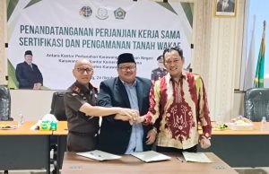 Lewat ‘Jawara Wakaf’, Kemenag, ATR/BPN dan Kejari Karawang Kompak Kebut Sertifikasi Tanah Wakaf Sertifikasi tanah wakaf di karawang