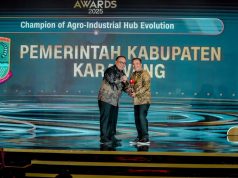 Komitmen Jaga Lumbung Padi, Pemkab Karawang Raih Penghargaan CNN Indonesia Award 2025 Penghargaan cnn ke pemkab karawang