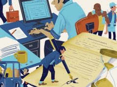 Pekerja perusahaan di bekasi