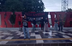 Aksi kamisan ke-287 di karawang