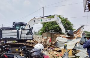 Pembongkaran bangli karawang barat