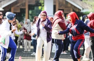 Senam bersama purwakarta