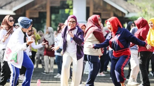 Senam bersama purwakarta