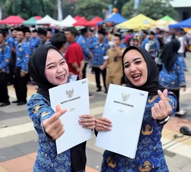 6.483 PPPK Paruh waktu karawang dilantik